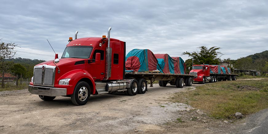 Fletes en trailer full plataforma en Mexico